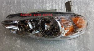 Toyota Corolla 2003-2006 Chrome Clear substituição cabeça lâmpada luz fábrica estilo