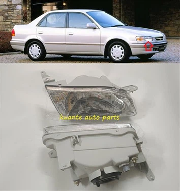 Farol dianteiro de carro de qualidade para Toyota Corolla 1995-1998 AE110 AE111 212-1181 81130-1E450 81170-1E320
